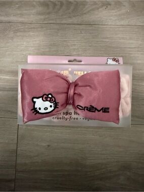 Hello Kitty Satin Pink Bow Hairband